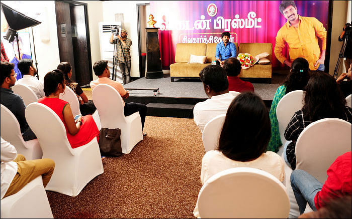 விகடன் பிரஸ்மீட்: “ஷங்கர் சார் சொன்னா இப்பவே ரெடி!” - சிவகார்த்திகேயன்
