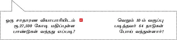 அமெரிக்கா TO தாராபுரம்