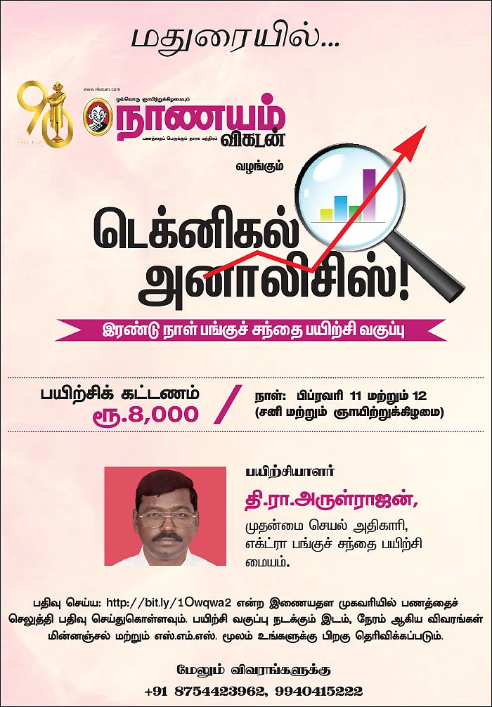 டெக்னிகல் அனாலிசிஸ்! - இரண்டு நாள் பங்குச் சந்தை பயிற்சி வகுப்பு - மதுரையில்...