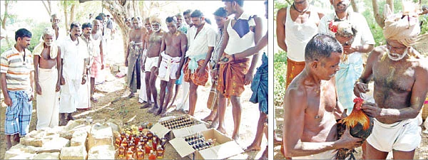 சக்கிவீரனுக்கு குவார்ட்டர் படையல்!