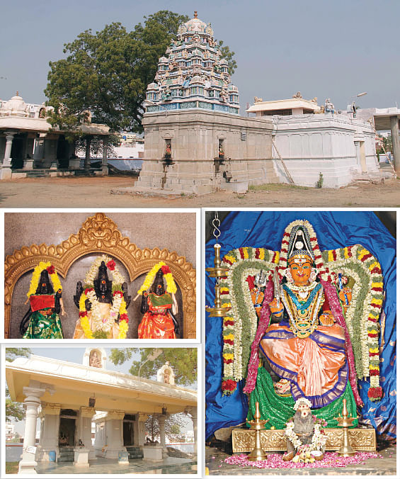 முப்பெரும் தேவியராய்... கோட்டை மாரியம்மன்!