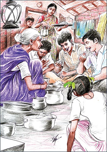 இல்லாதவர்கள் தந்த அமுதம் - சிறுகதை