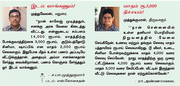 சம்பாதிக்கும் இளைஞர்களுக்கு சக்சஸ் ஃபார்முலா!