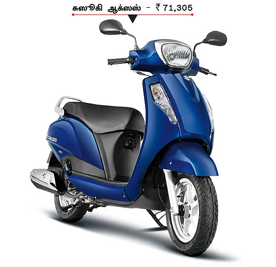 புது சுஸூகி ஸ்கூட்டர்... - போட்டிக்கு யார் யார்?