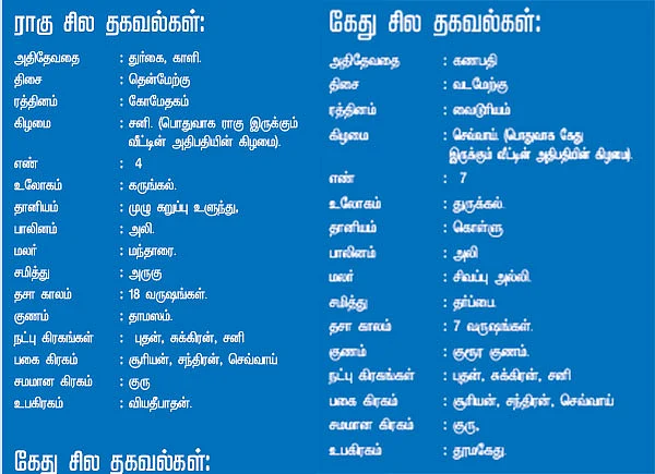 மன்மத வருடம்... ராகு, கேது பலன்கள் !