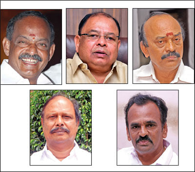 வெற்றிவேல், மனோகரன், சேலஞ்சர் துரை, மாணிக்கம்ராஜா, ரெங்கசாமி