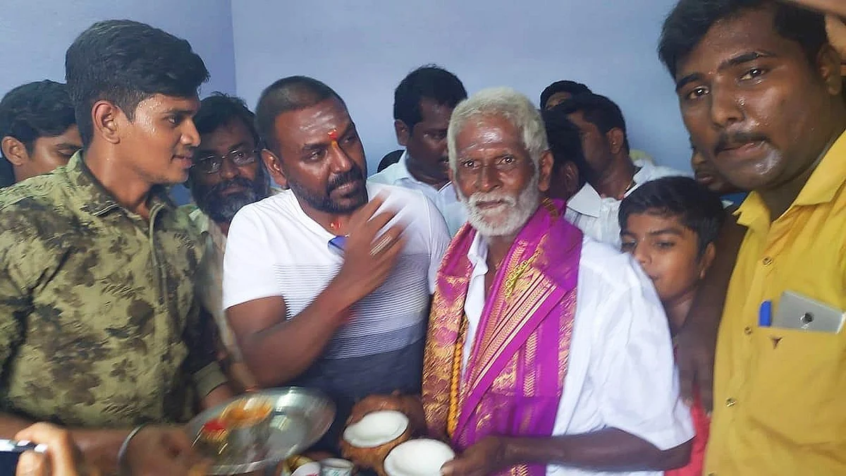 சமூக சேவகர் `515 கணேசன்'-க்கு புது வீடு - நேரடியாக வந்து நெகிழ வைத்த ராகவா லாரன்ஸ்