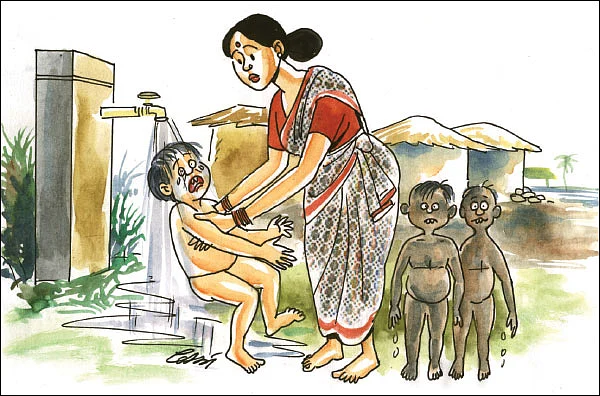 ஏன் கழுவினாள் குழந்தைகளை? - சிந்தனை விருந்து!