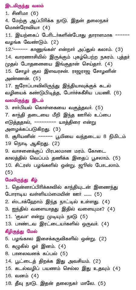 வார்த்தை ஆட்டம் - 3 - 200 ஷட்டில்-காக் - கலக்கல் குறுக்கெழுத்துப் போட்டி!