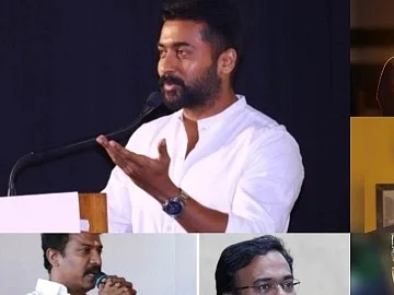 `நல்ல கருத்துகளைச் சொன்னாலே இப்படித்தான்..!’ - சூர்யா பேச்சுக்கு ஆதரவுக்கரம் நீட்டும் திரையுலகம்
