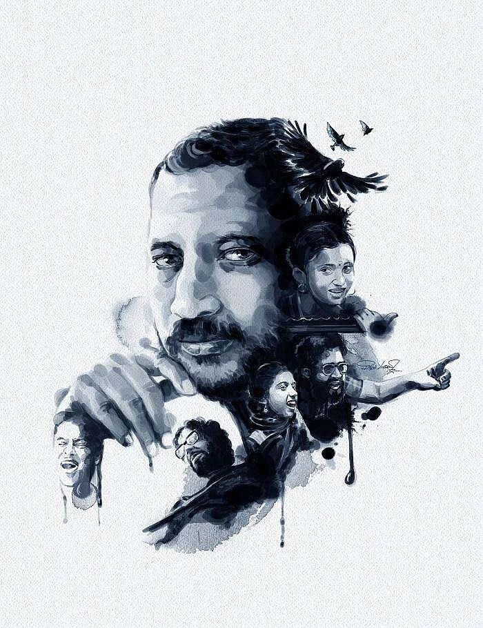 Caricature of Na Muthukumar