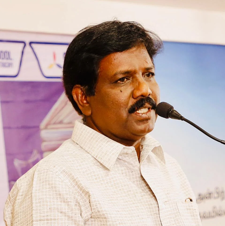 `அது தயாநிதிமாறன் கொடுத்த யோசனை!' - `தமிழ் வாழ்க' கோஷம் குறித்து ரவிக்குமார் எம்.பி