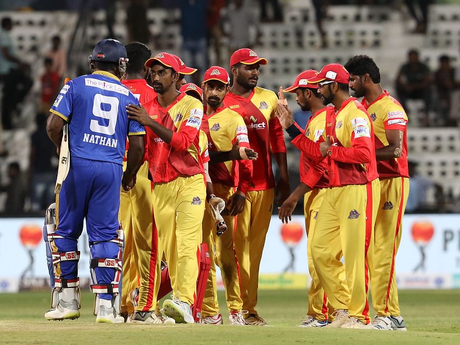 இந்த சீஸனின் அதிகபட்ச ஸ்கோர்... காஞ்சி வீரன்ஸ் ஹாட்ரிக் வெற்றி!  #TNPL2019 #TPvVBKV