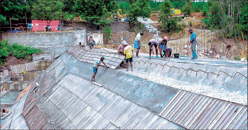 பாலாற்றின் குறுக்கே கட்டப்படும் தடுப்பணை