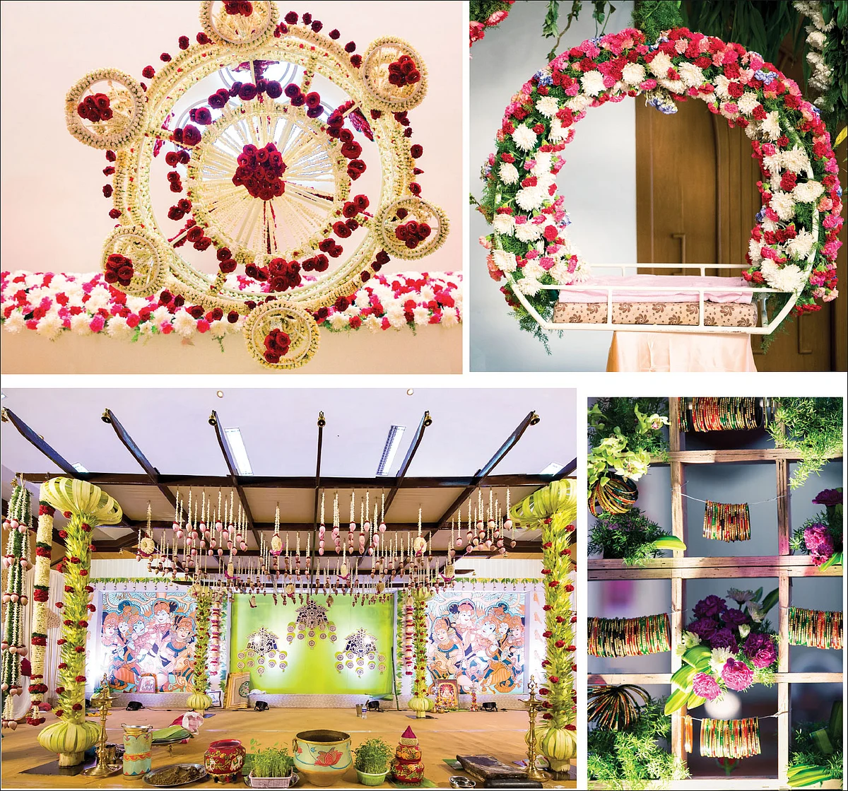 பூக்களால் செய்த பசு - கன்று மாடல்... அள்ளித் தந்தது அங்கீகாரம்!