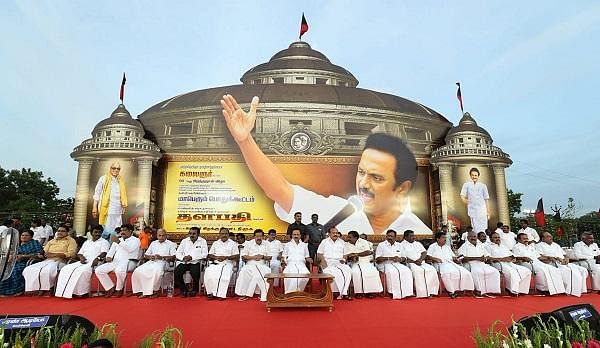 ``இந்த ஆட்சியை நாங்கள் பொறுத்தாலும் மக்கள் பொறுக்கமாட்டார்கள்” - கடலூரில் ஸ்டாலின் பேச்சு