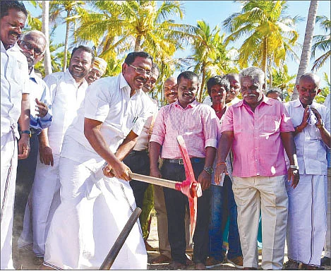 ஆய்வுப் பணியைத் தொடங்கிவைத்த அமைச்சர்