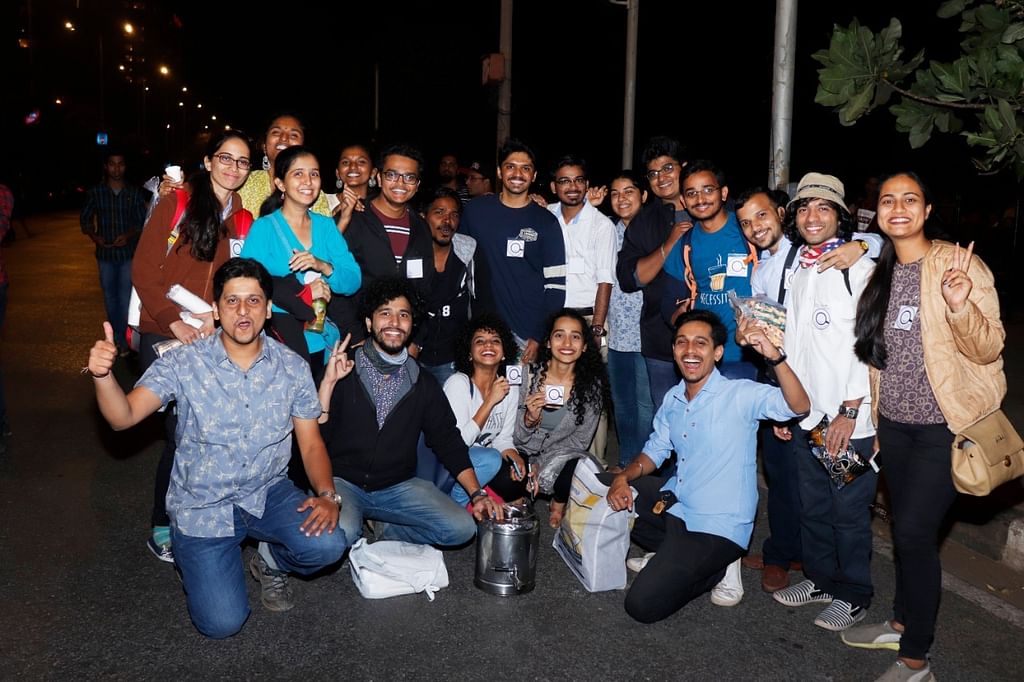 With team Members