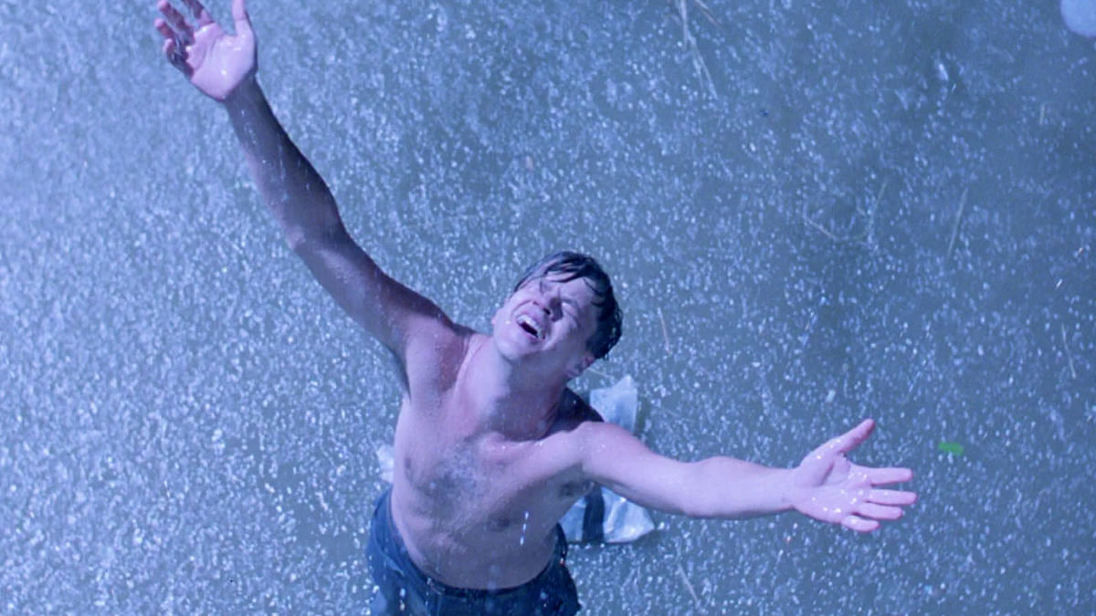 A scene from The Shawshank Redemption