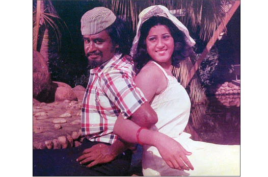 `நினைத்தாலே இனிக்கும்' படத்தில் ரஜினியுடன்...