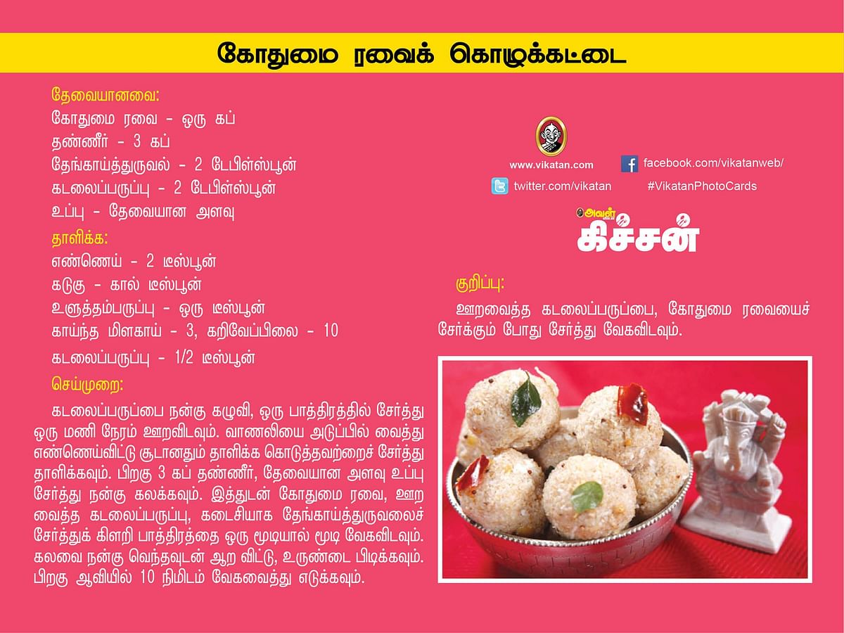 Vinayagar Chathurthi Recipes