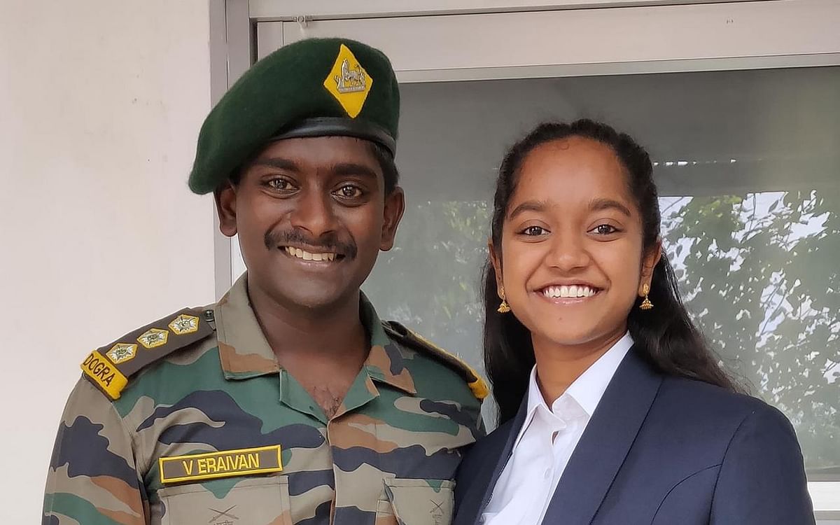 `டாக்டர் சீட் கிடைத்தது, வேண்டாம்னு துப்பாக்கிப் பயிற்சி செய்தாள்'-பூரிக்கும் இளவேனில் தாத்தா பாட்டி