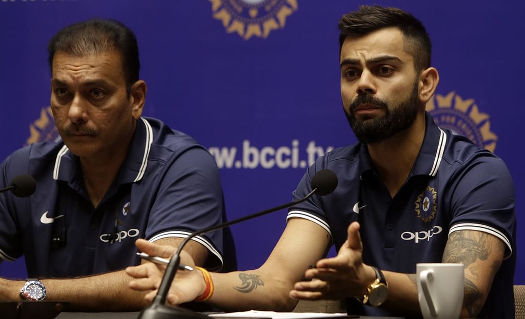 Ravi Shastri and Kohli