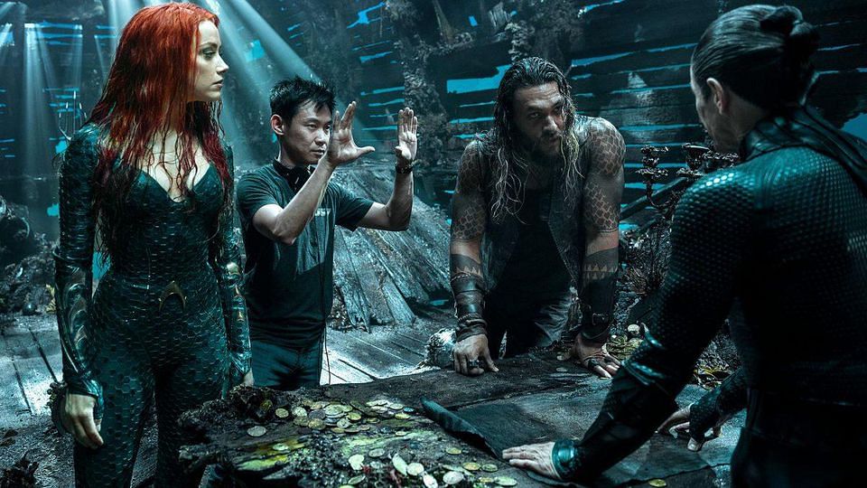 James Wan from the sets of Aquaman
