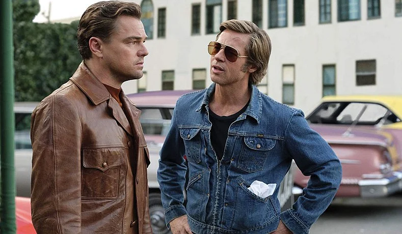 Dicaprio and Brad Pitt in OUATIH
