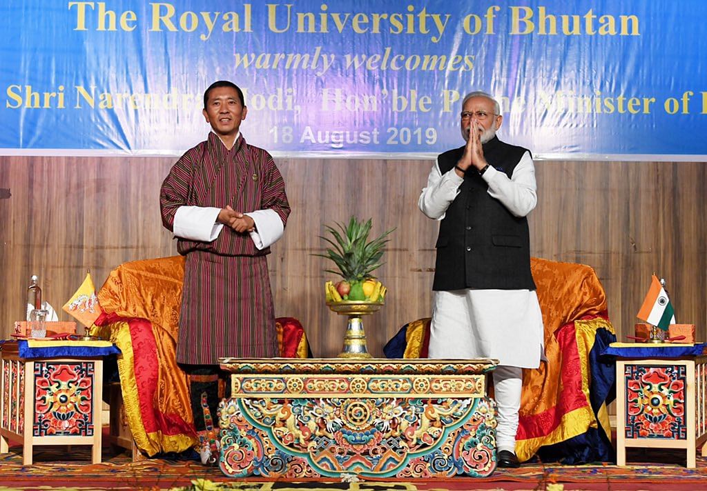 modi in bhutan