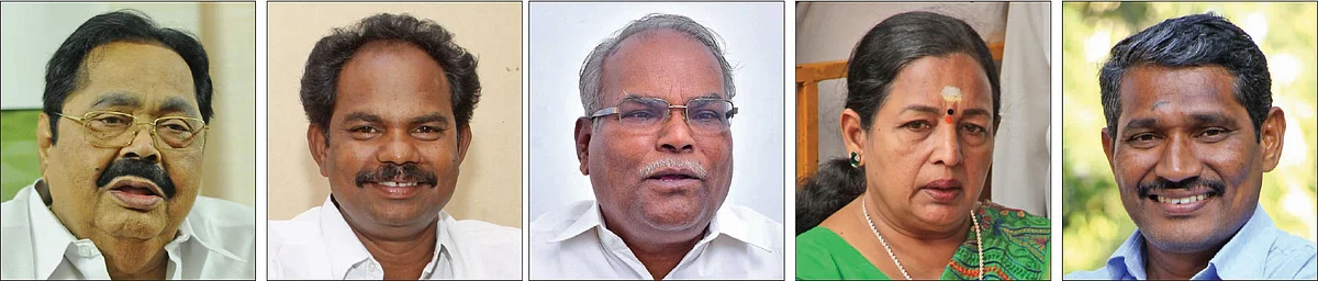 துரைமுருகன், மல்லை சத்யா, பாலகிருஷ்ணன், சி.ஆர்.சரஸ்வதி, வன்னியரசு