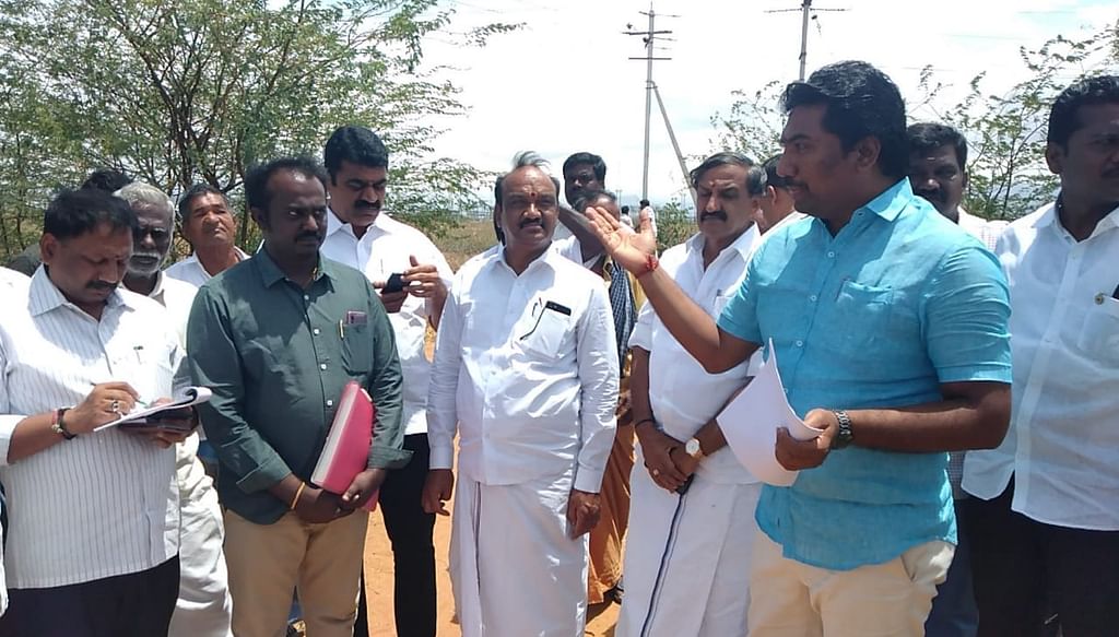 Jayapradeep inspects