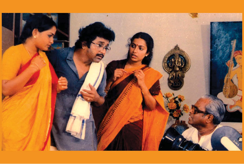 'சிந்து பைரவி' படப்பிடிப்பில்...