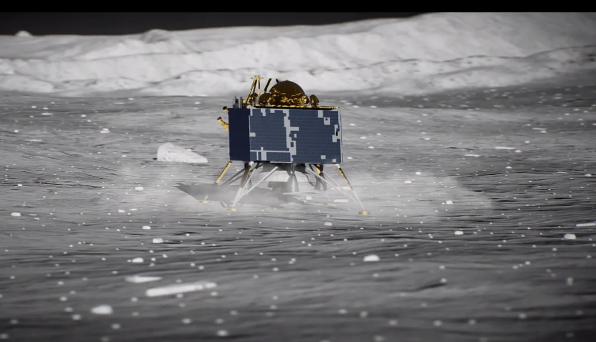 Vikram Lander Softlanding