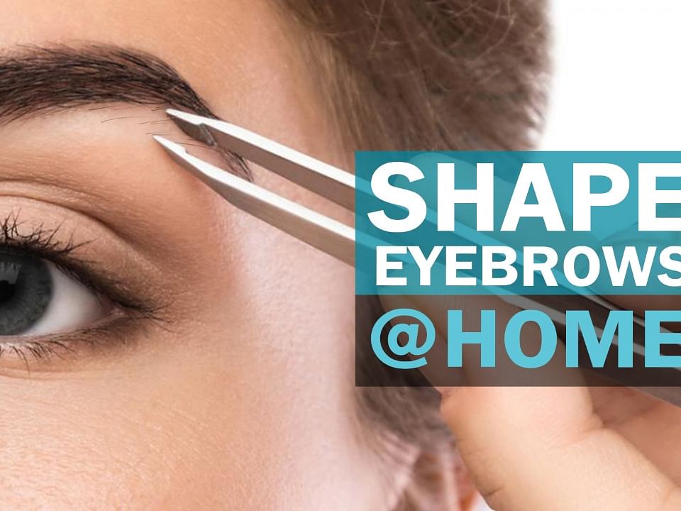 How to shape eyebrows at home? | Beginners | Self Shaping
