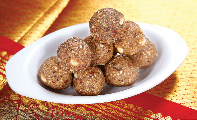 மூங்கில் அரிசி வேர்க்கடலை லட்டு