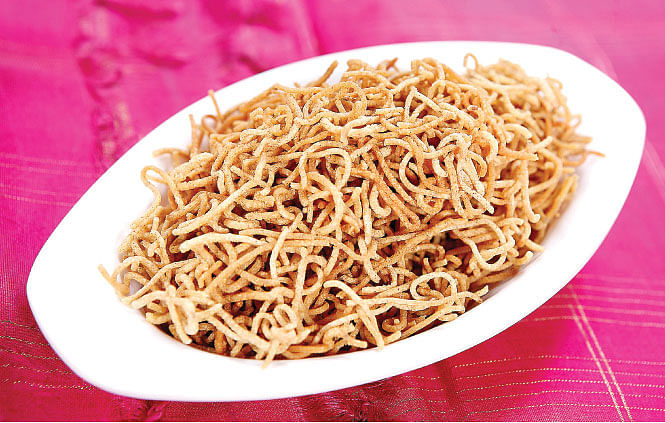 மூங்கில் அரிசி ஓமப்பொடி