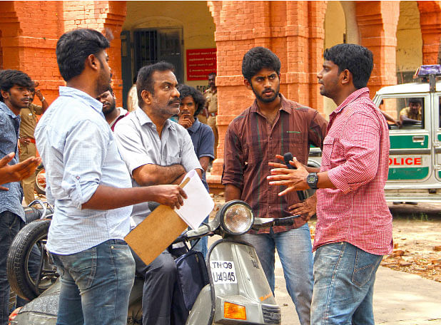 Title Card: Director Anusaran sharing experience