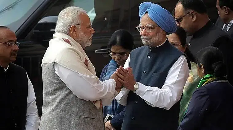 மன்மோகன் சிங்கும், நரேந்திர மோடியும்!