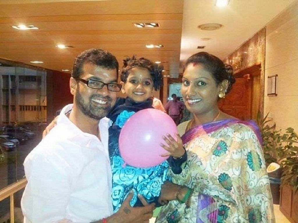 தாடி பாலாஜியுடன் நித்யா