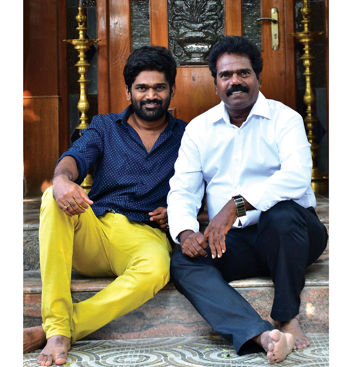 மகன் விஜியுடன் தங்கர்பச்சான்