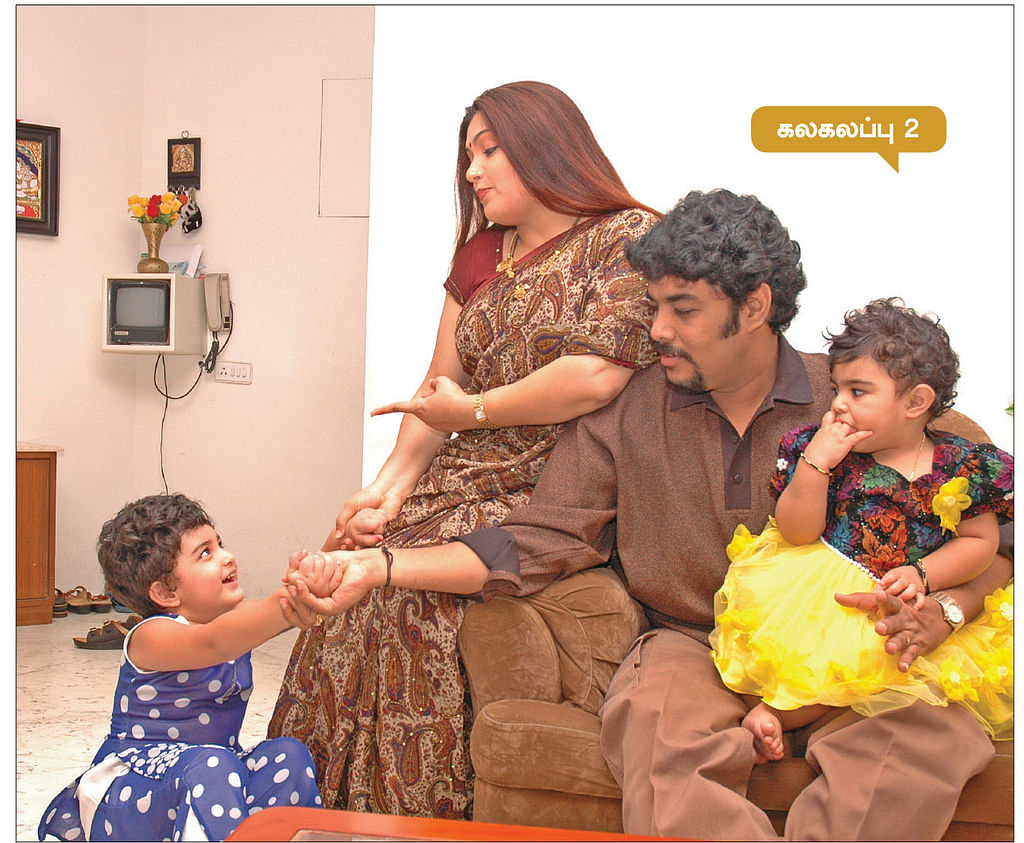  சுந்தர்.சி, குஷ்பு குடும்பம்