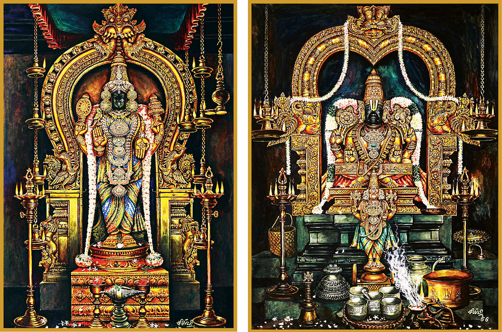 திருவெண்காடு பெரியநாயகி, சோளிங்கர் அனுமன்