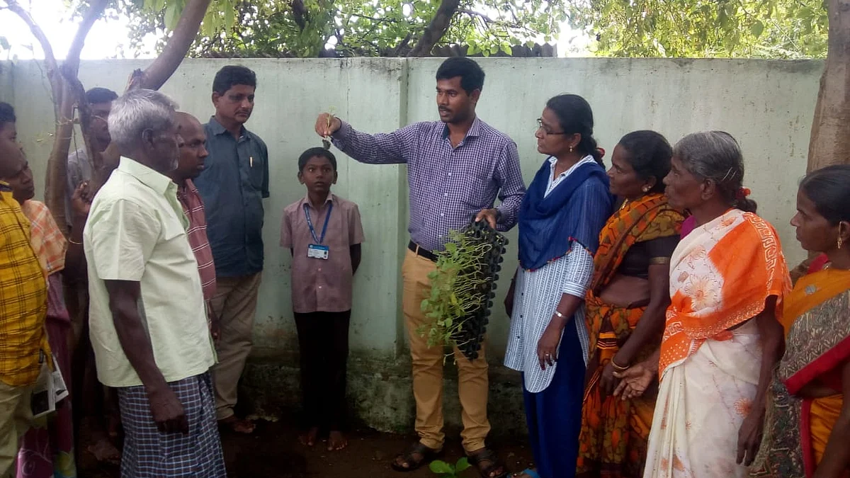 சமூக காய்கறித் தோட்டம் அமைக்கும் தொடக்க விழா