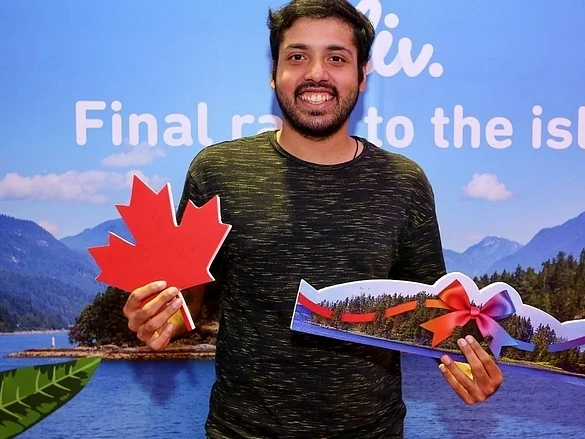 6 ஏக்கரில் கனடாவில் தனித் தீவு... ரூ.19 லட்சம் பரிசு! - இந்திய வம்சாவளி இளைஞருக்கு அடித்த ஜாக்பாட்