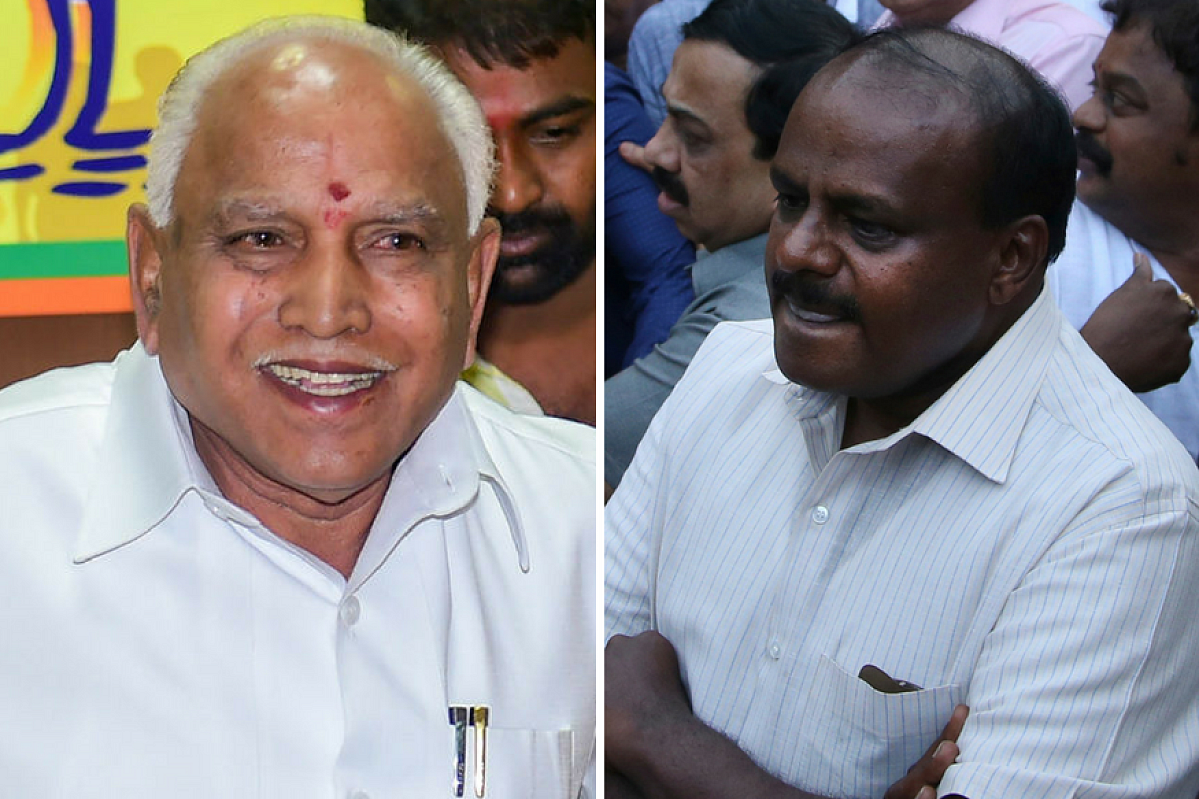 எடியூரப்பா, குமாரசாமி
