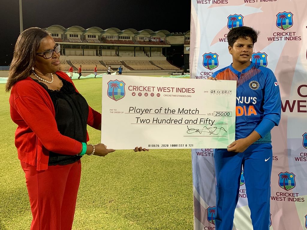 Player of the match - Shafali Verma