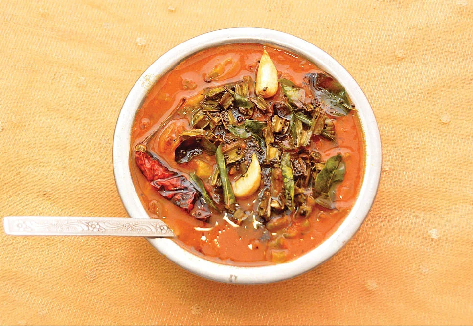 பிரண்டைக் காரக்குழம்பு