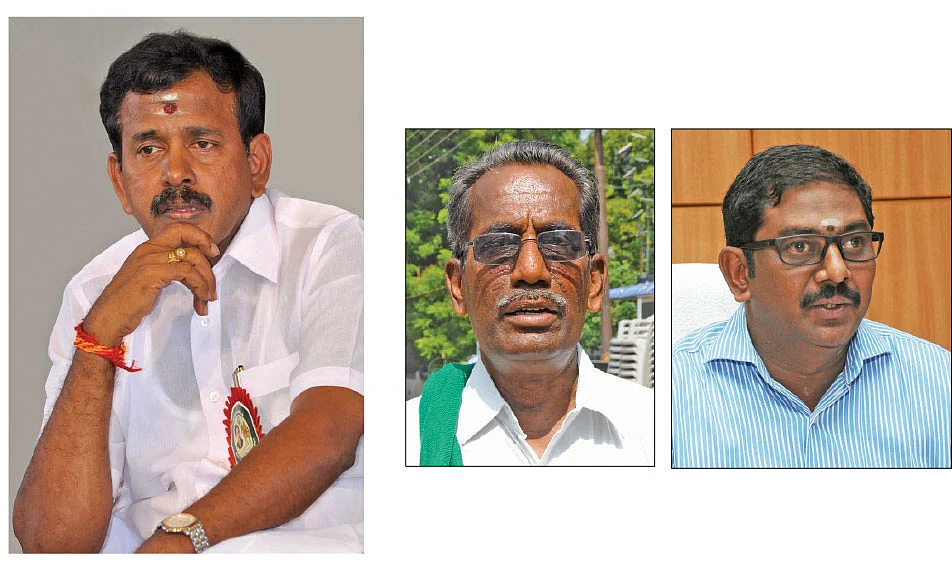 தோப்பு வெங்கடாசலம், பொன்னையன், கதிரவன்