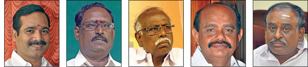 குமார், பன்னீர்செல்வம், கலையமுதன், கே.சி.பழனிசாமி, மனோகரன்